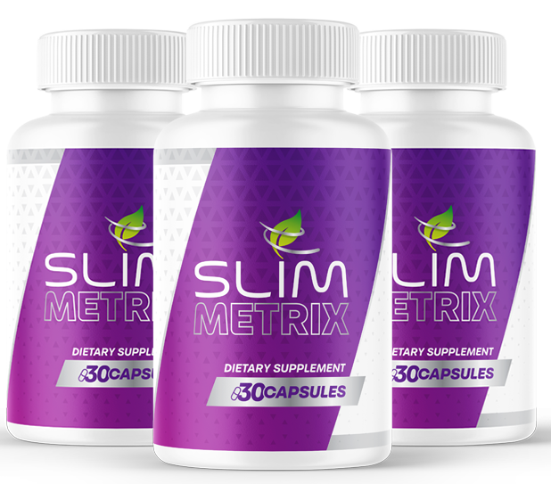 SlimMetrix® weight-management supplement — 3 bottle pack, 30 capsules each