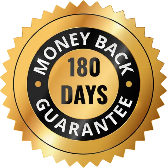 SlimMetrix 60-day money-back guarantee badge